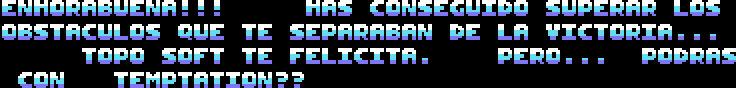 The ending message