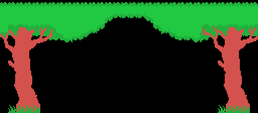Canopy, both halves sloped
