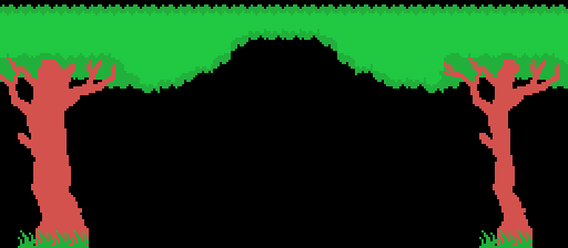 Canopy, sloped left and level right