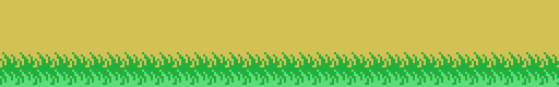 The ground of rows 16 to 19
