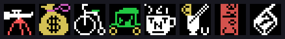 The eight prizes