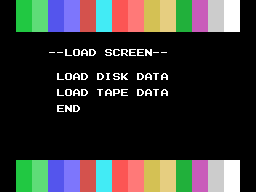 Load screen
