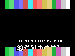 Screen mode