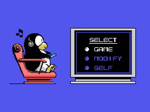 The main menu