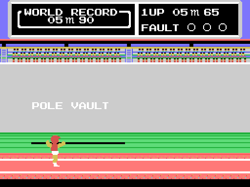 The pole vault