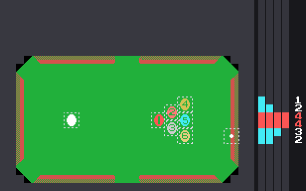 The opening triangle, with each sprite's box and the count per scanline
