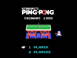 The title screen