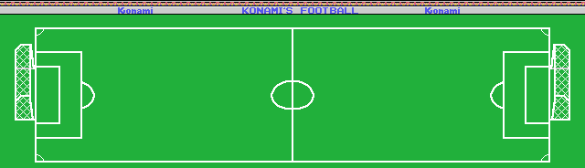 Konami's Football's pitch