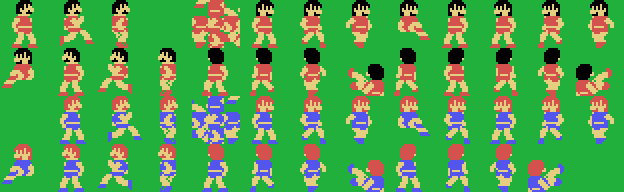 The 51 player poses