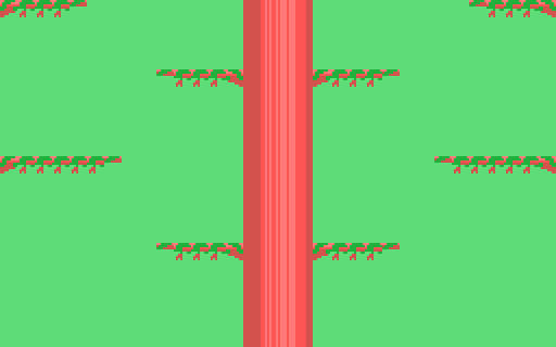 The tree between stages