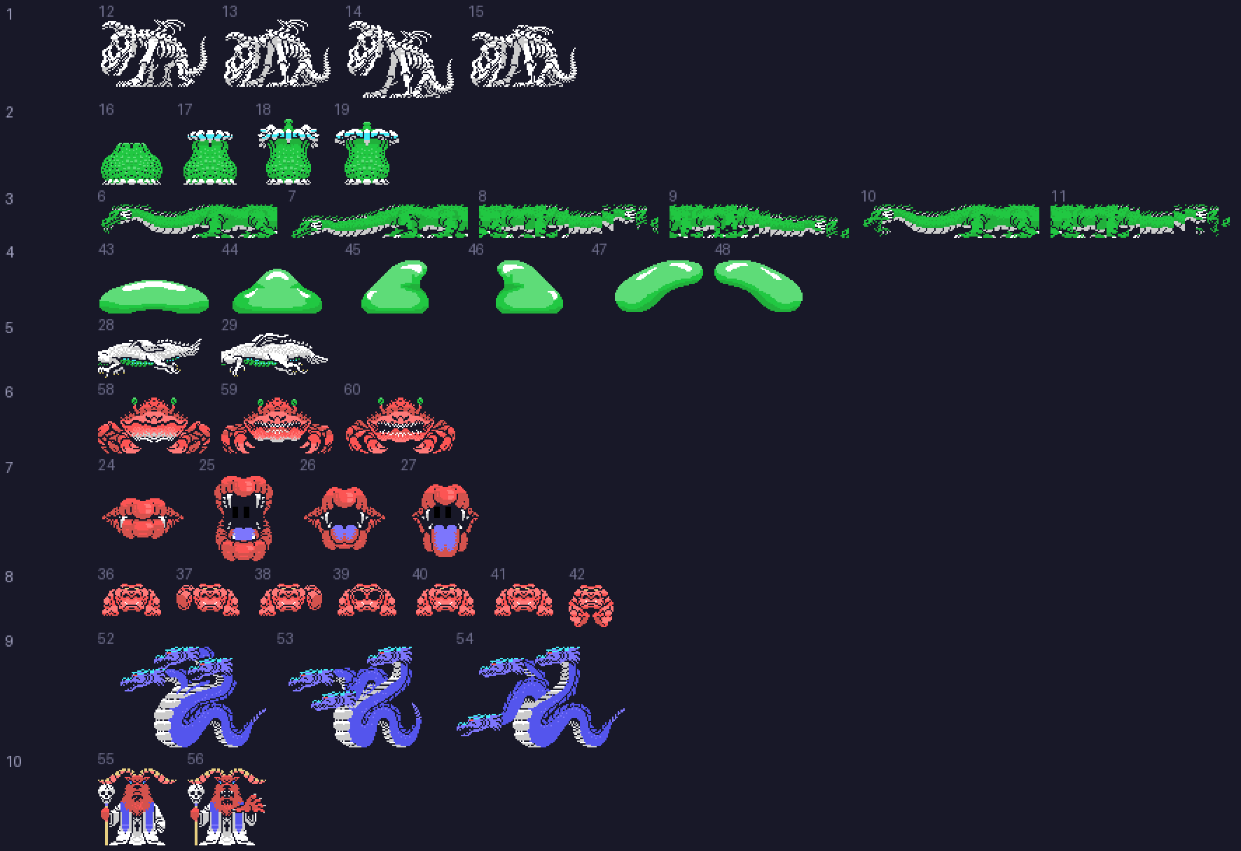 The ten bosses