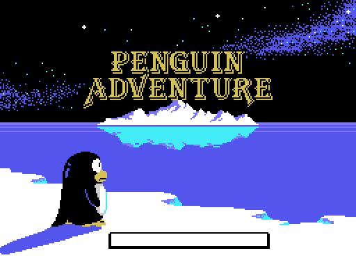 The title screen