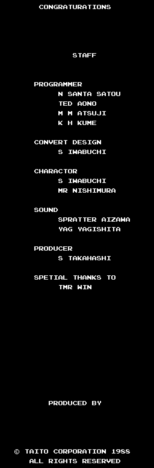 The credits