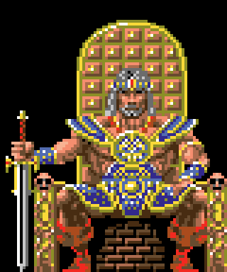 The throne
