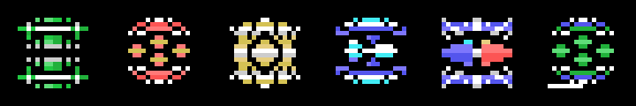 The six items