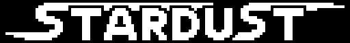 The STARDUST logo, drawn from the tape