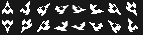 The sixteen drawings of the plane