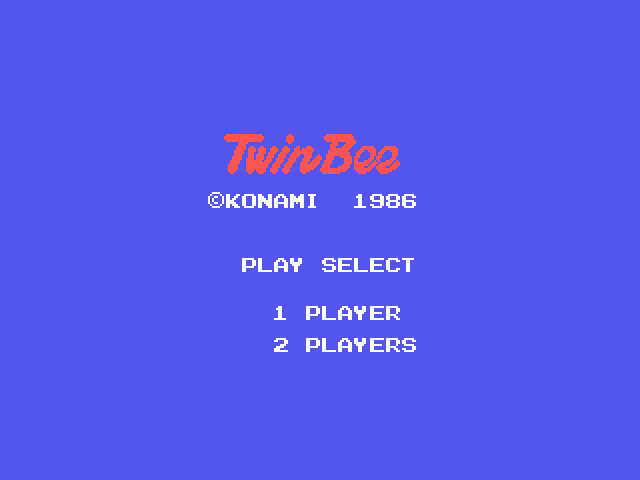 The title screen