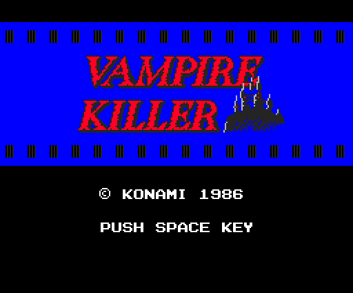 The European title screen