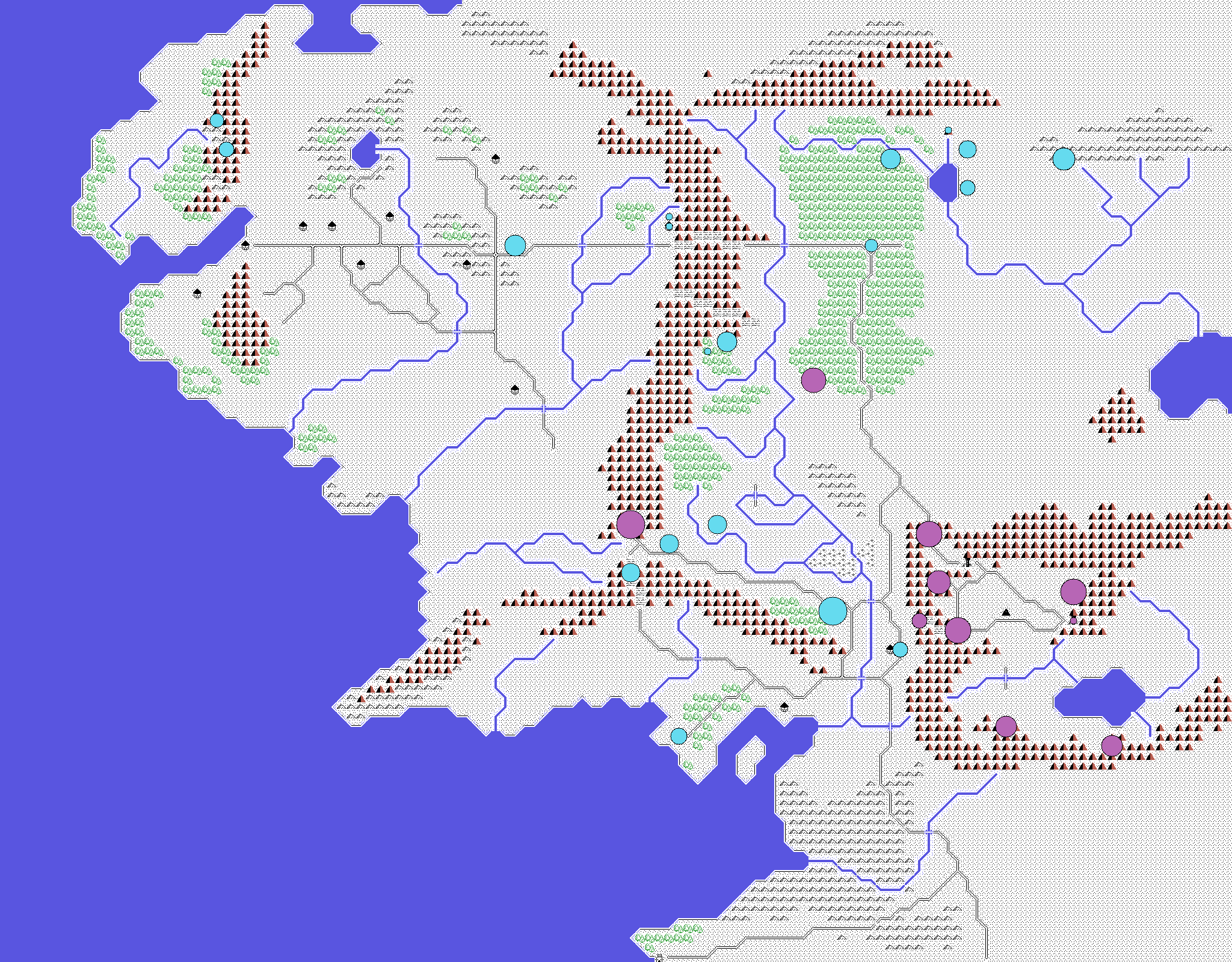 The opening deployment of both sides